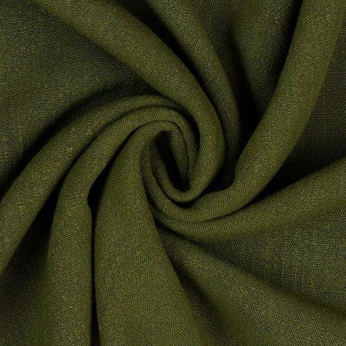 Linen viscose, Olive