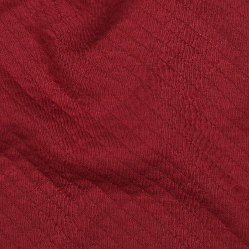 Quiltet jersey, Wine red