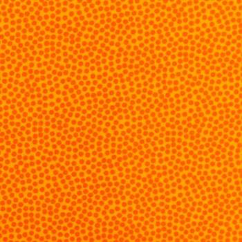 Bomuld 2 mm Dots , Orange/Gul