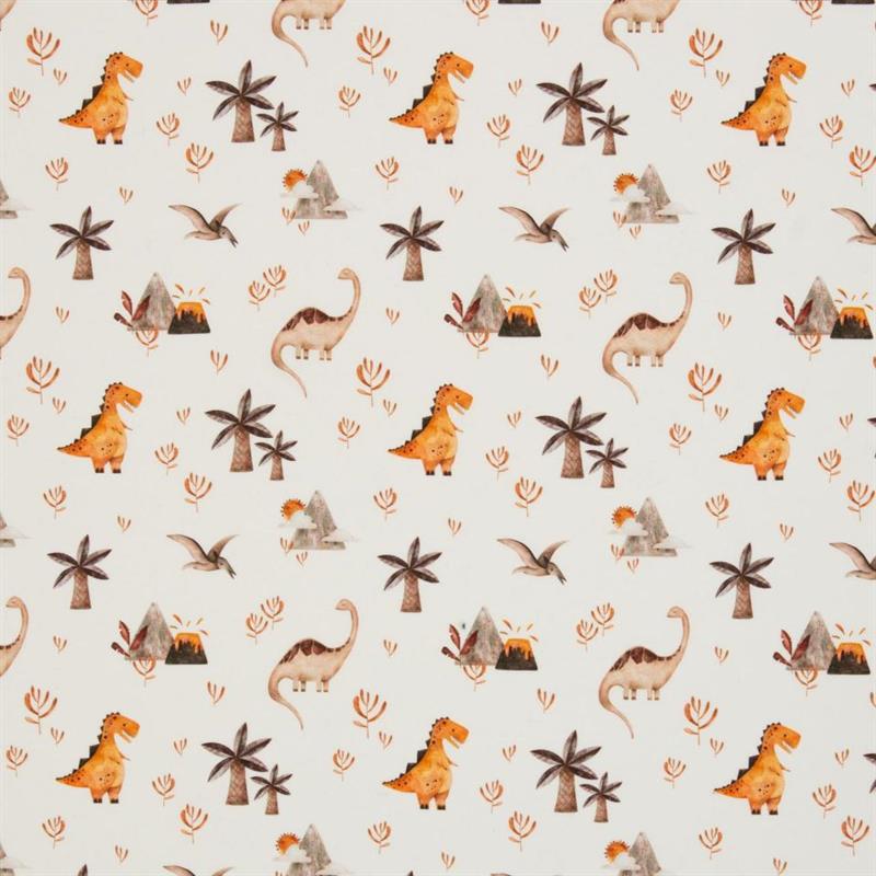 Økotex bomulds jersey, Dinosaur