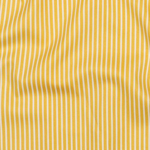 Poplin Bomuld Stripe, Yellow