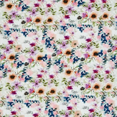 Økotex bomulds jersey, Blomster