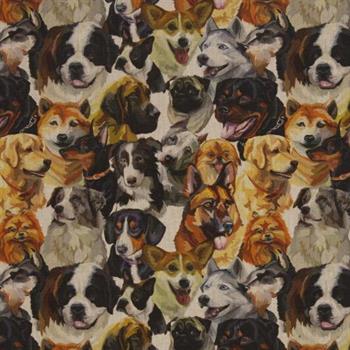 Canvas/halv panama, Hunde