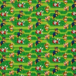 Økotex bomulds jersey, Paw Patrol  Springende hunde