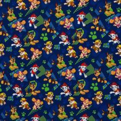 Økotex bomulds jersey, Paw Patrol  