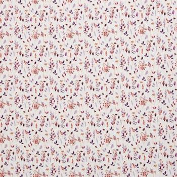 Økotex bomulds jersey,  Små Blomster