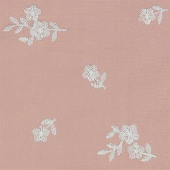Washed cotton Embroidery, Rose