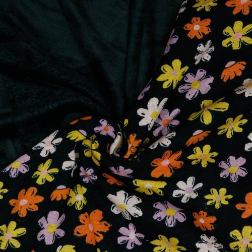 Ruet Isoli Flowers, Black