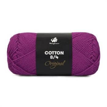 Cotton 8/4, Mørk Magenta