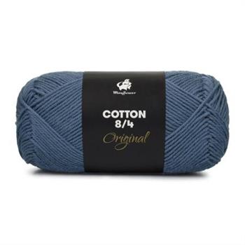 Cotton 8/4 Jeansblå