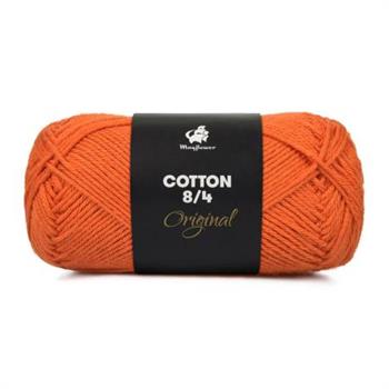 Cotton 8/4, Mørk Orange