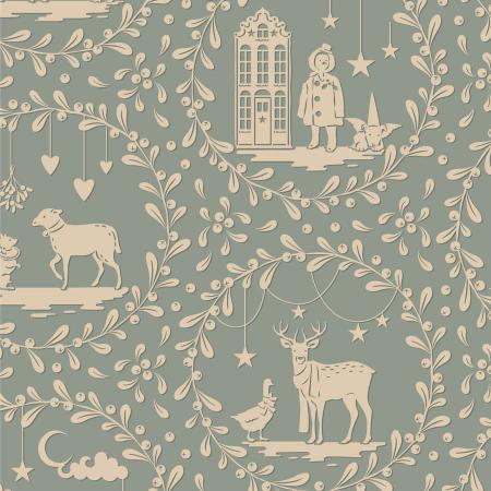 Tilda Merry little Christmas, Paperscenes Duckegg 