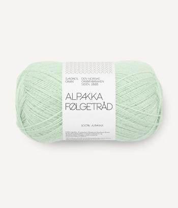 Alpakka følgetråd, Mint green