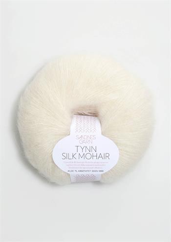Tynn Silk mohair Natur