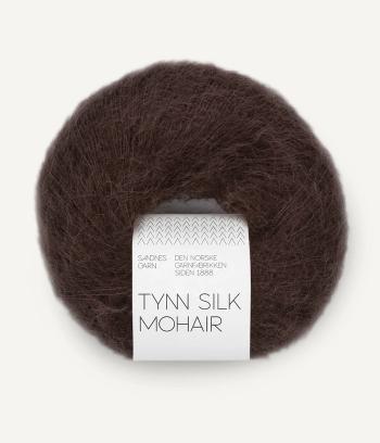 Tynn Silk Mohair, Chocalate plum