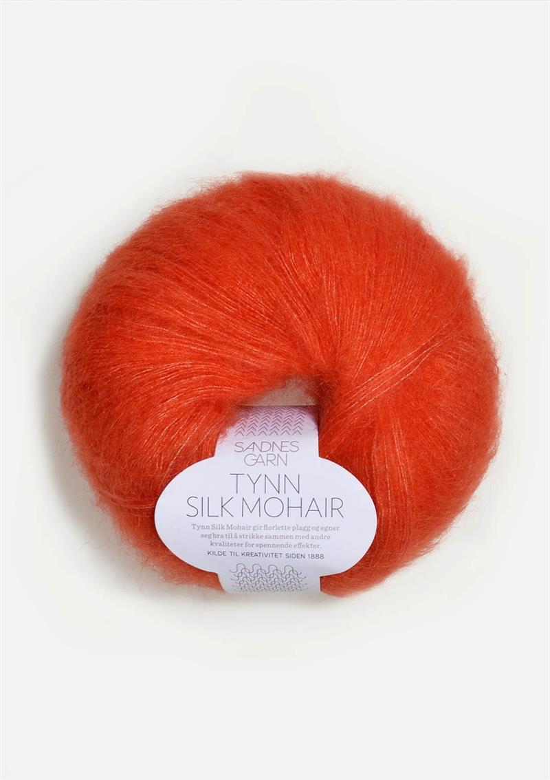 Tynn Silk mohair, Orange
