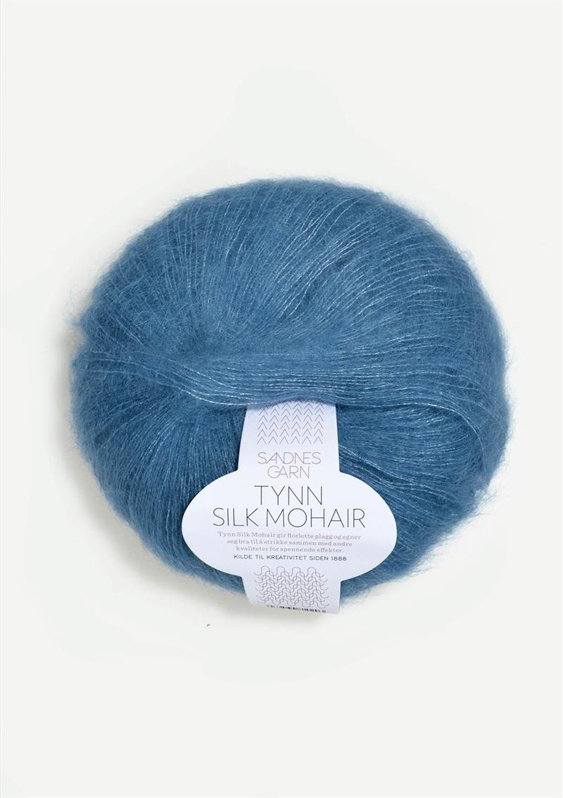 Tynn Silk mohair, Mørk himmelblå