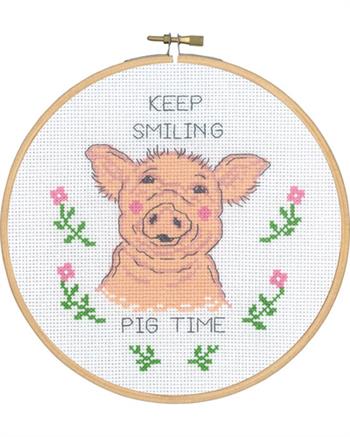 Keep smiling pig time, billed