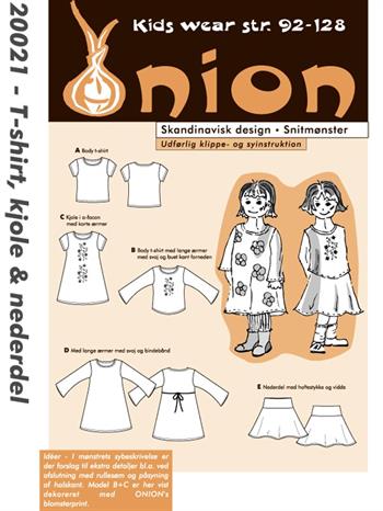 T-shirt, kjole og nederdel str. 92-128