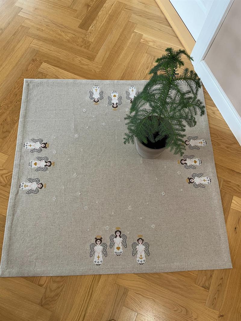 Angels juletræstæppe