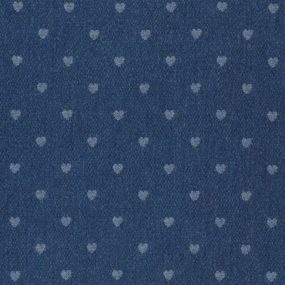 Denim Fancy Jacquard Mix, Hjerter