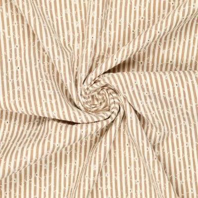 Crinkle Celine Flower embroidery, Natur