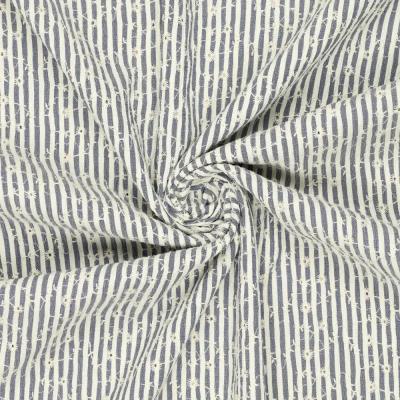 Crinkle Celine Flower embroidery, Blue