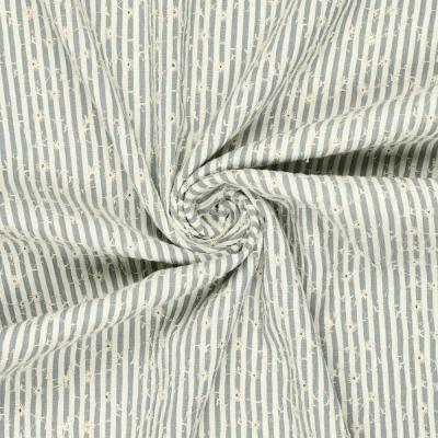 Crinkle Celine Flower embroidery, Light blue