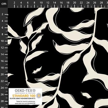 Viscose light and lush, Black