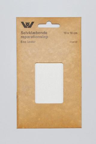 Eco læder, selvklæbende, hvid