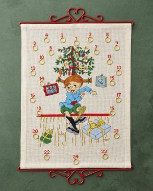 Pippi under juletræet