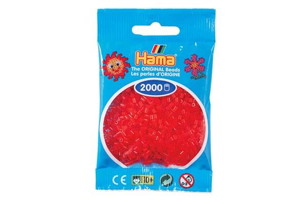 Hama Mini Transperant rød