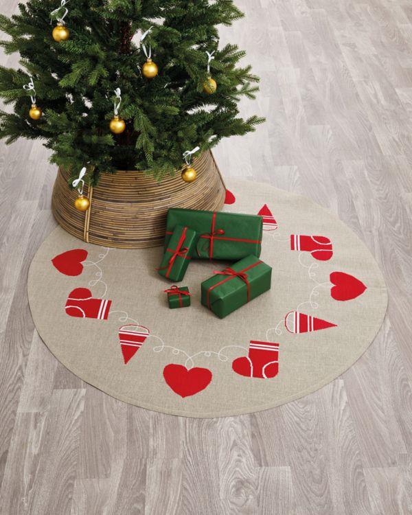 Sok, Hjerte, Kræmmerhus, Juletræstæppe