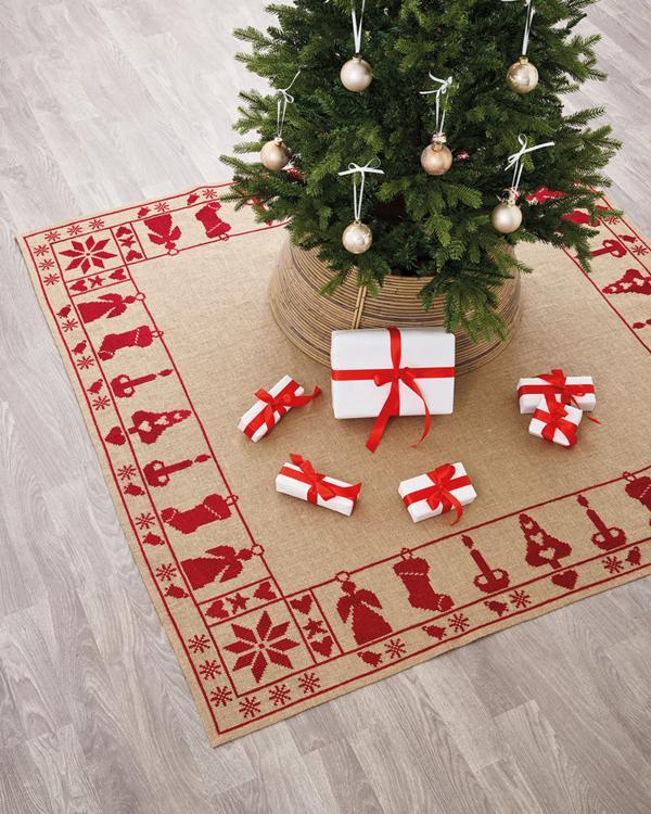 Røde motiver, Juletræstæppe