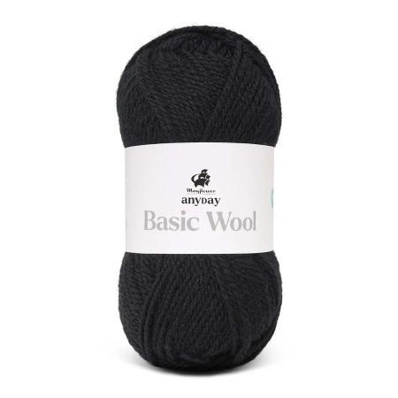 Basic wool, Sort