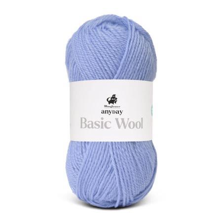 Basic wool, Pastelblå