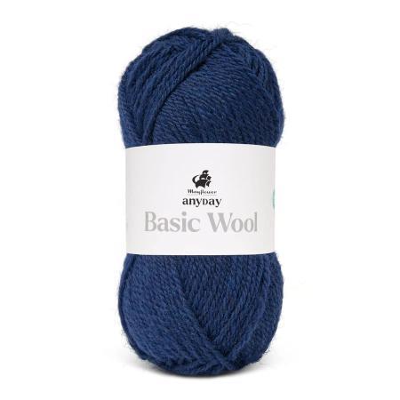 Basic wool, Navy