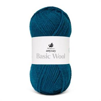 Basic wool, Petroleumsblå