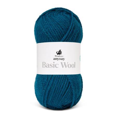 Basic wool, Petroleumsblå