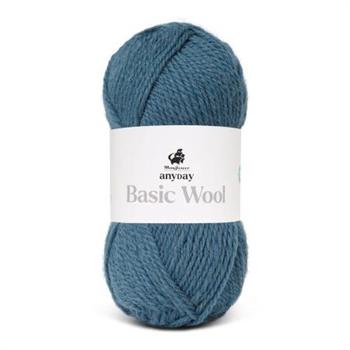 Basic wool, Stålblå