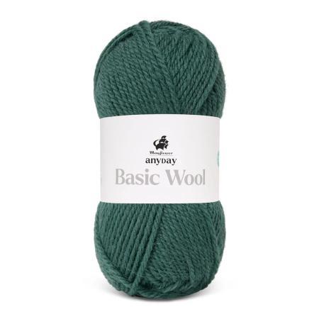 Basic wool, Mørkegrøn