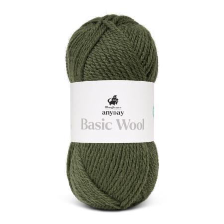 Basic wool, Armygrøn