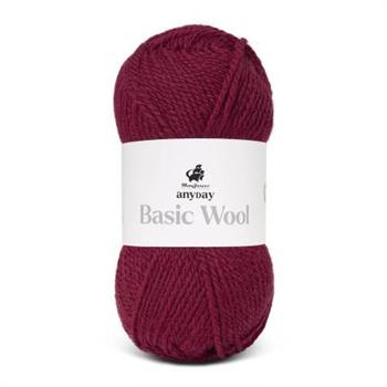 Basic wool, Vinrød