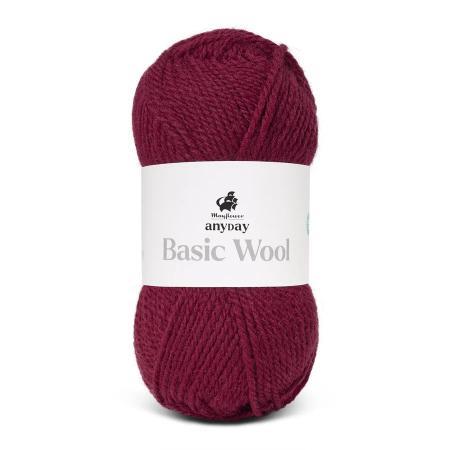 Basic wool, Vinrød