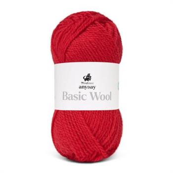 Basic wool, Rød