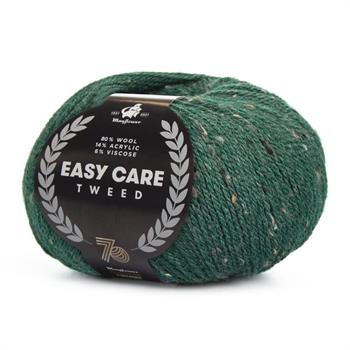 Easy care tweed Gran grøn