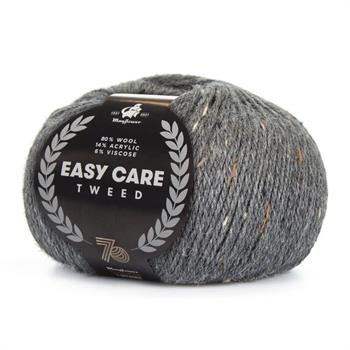 Easy care tweed Koksgrå