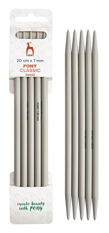 Pony strømpepinde,  7,00mm, 20 cm
