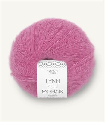 Tynn Silk mohair Shocking pink