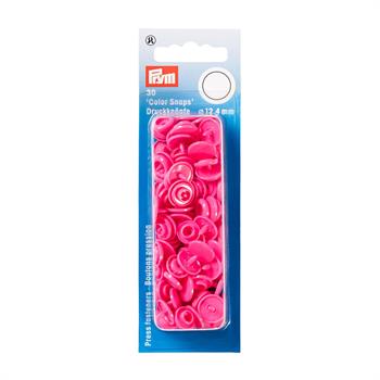 Prym trykknap plastic, Pink